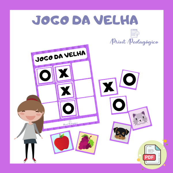 Complete o programa que permite jogar o jogo da velha de for