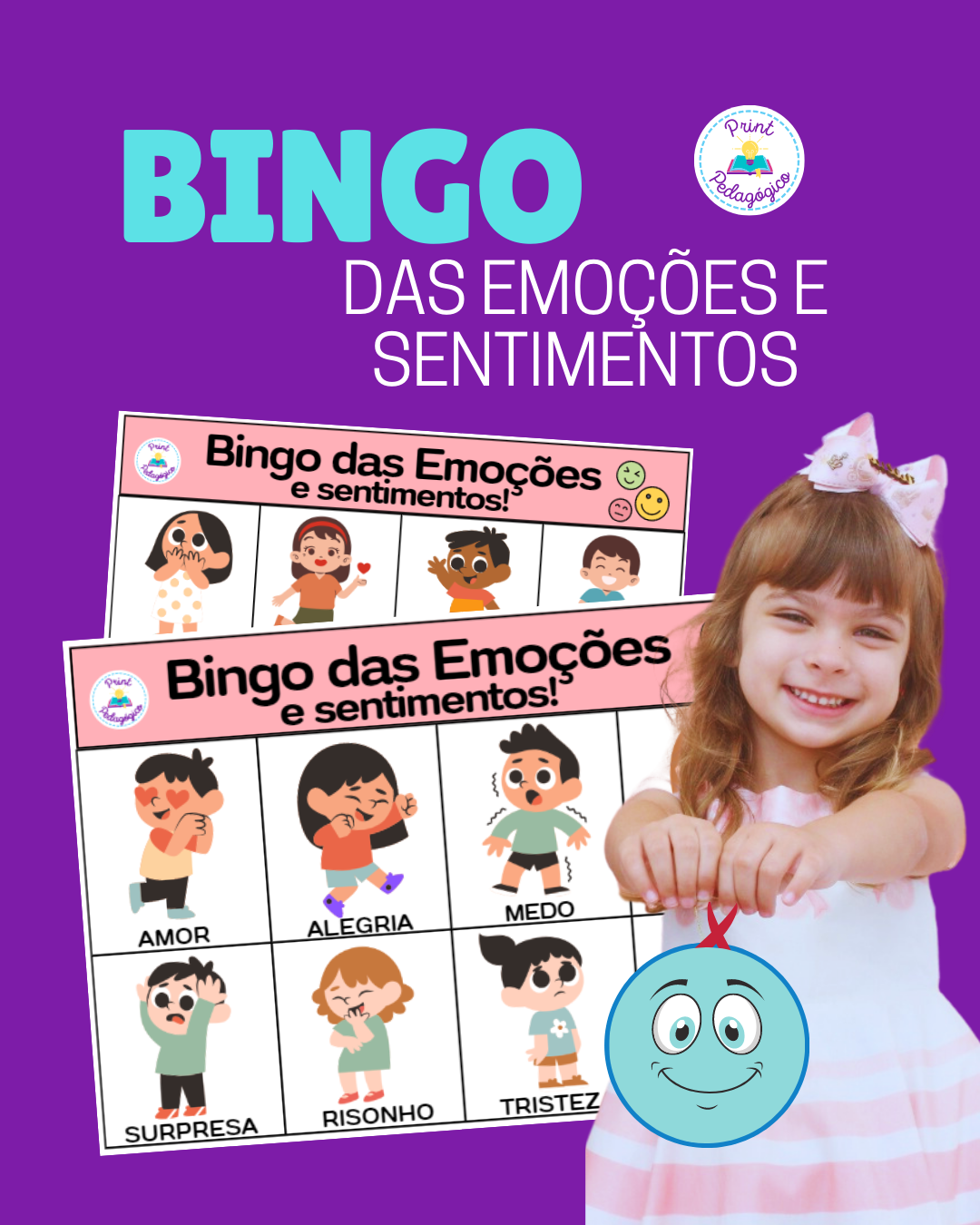 Jogo Bingo Dos Sentimentos